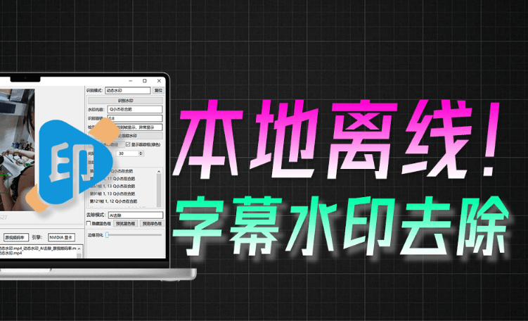 【去水印不求人】哈哈去水印字幕绿色版：本地AI一键抹字幕、动静态水印全搞定！-理想之家
