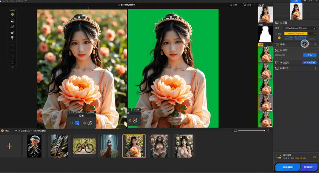 图片[4]-不用学PS！这款AI抠图神器一键搞定复杂背景，2.7版本中文免安装，Aiarty Image Matting-理想之家