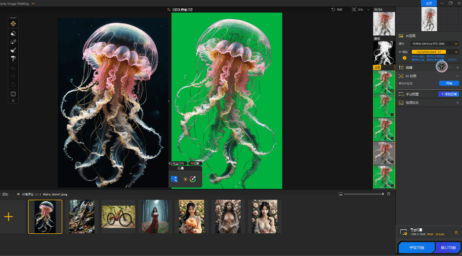 图片[3]-不用学PS！这款AI抠图神器一键搞定复杂背景，2.7版本中文免安装，Aiarty Image Matting-理想之家